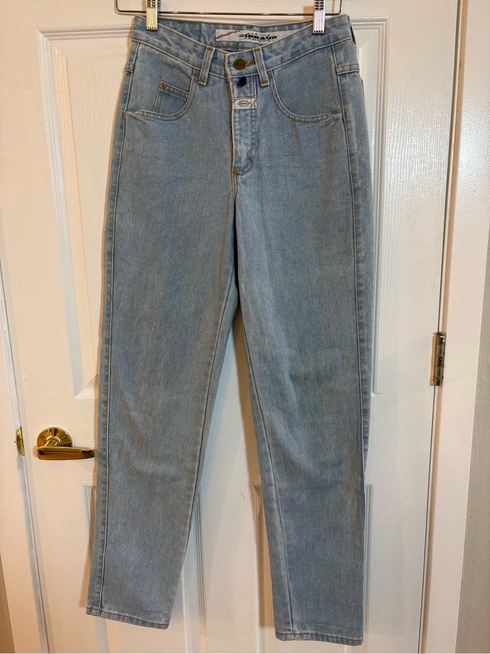 Vintage Marithe Francois Girbaud High Rise Mom Jeans Light Wash Women’s 3/4 Y2K